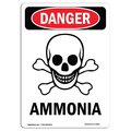 Signmission Safety Sign, OSHA Danger, 24" Height, Aluminum, 1824-V-1992, Portrait OS-DS-A-1824-V-1992